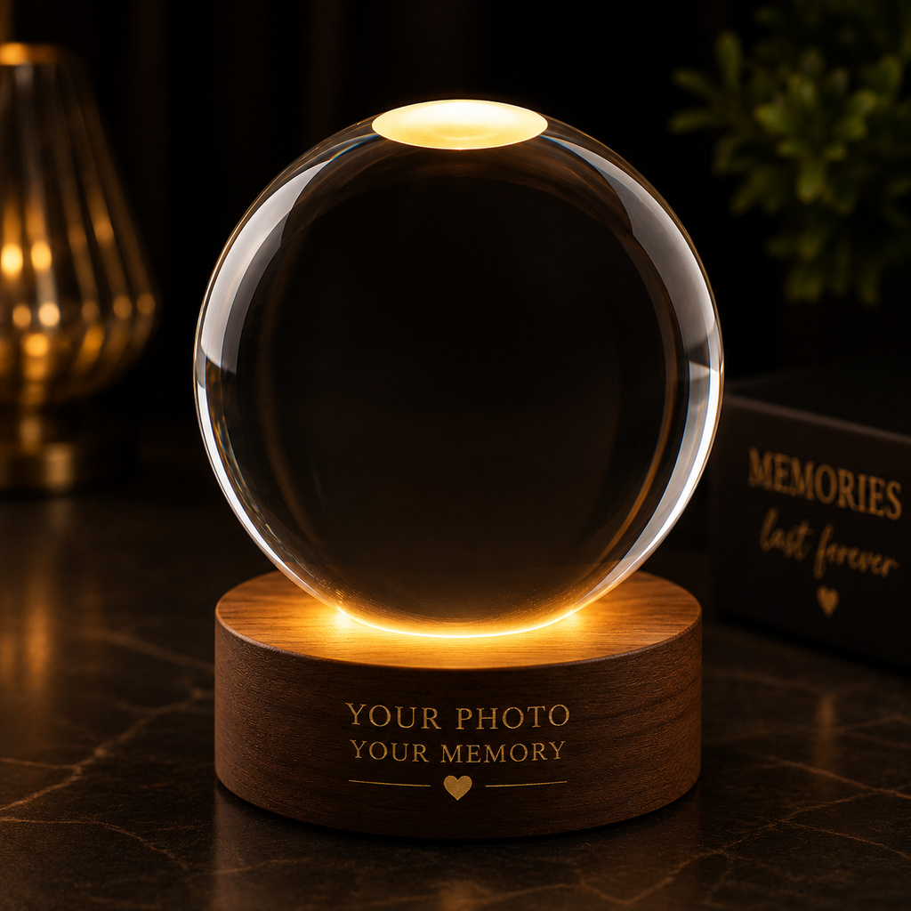 Personalized 3D Crystal Memory Lamp
