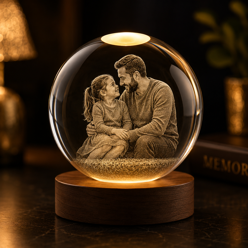 Personalized 3D Crystal Memory Lamp