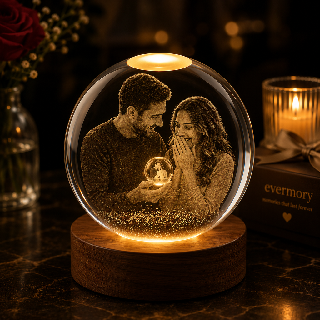 Personalized 3D Crystal Memory Lamp